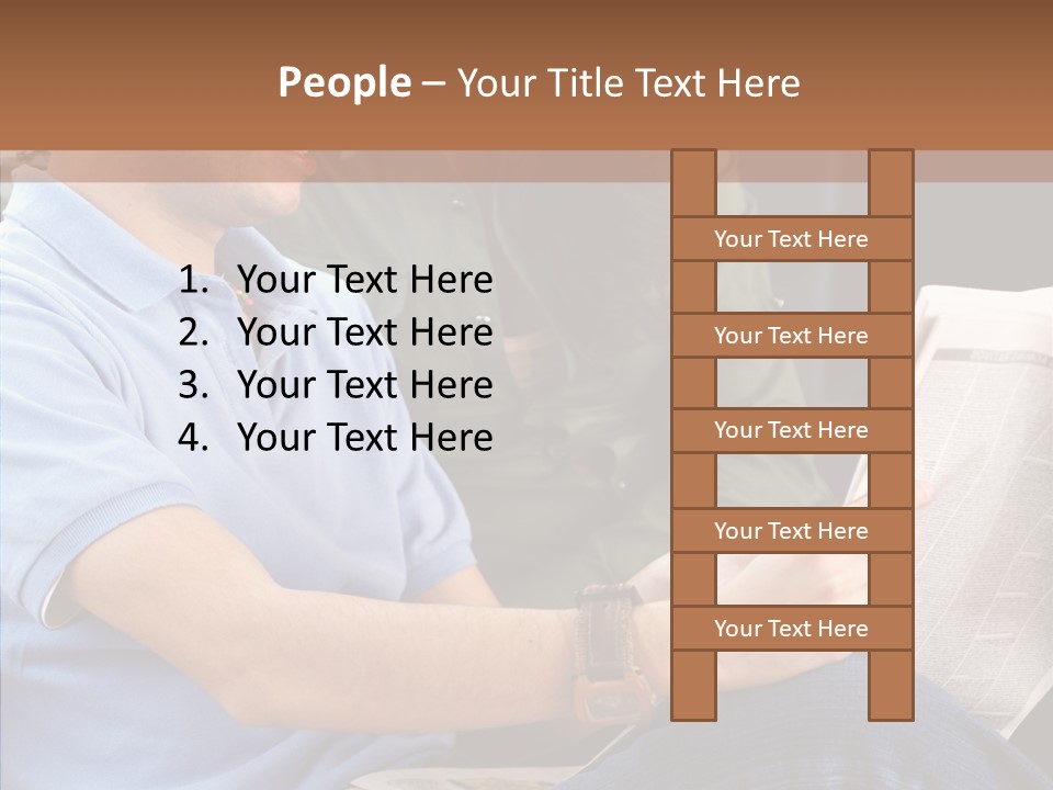 Woman Searching Relation PowerPoint Template