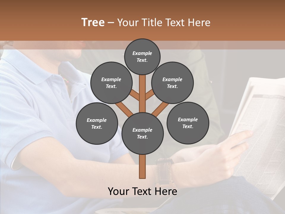 Woman Searching Relation PowerPoint Template