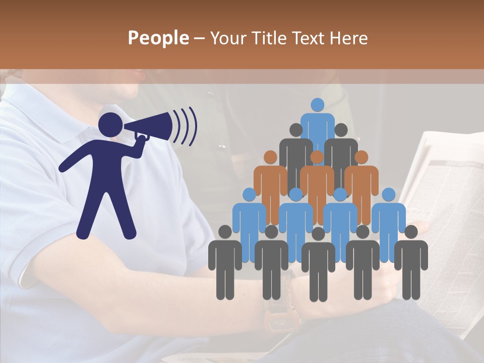 Woman Searching Relation PowerPoint Template