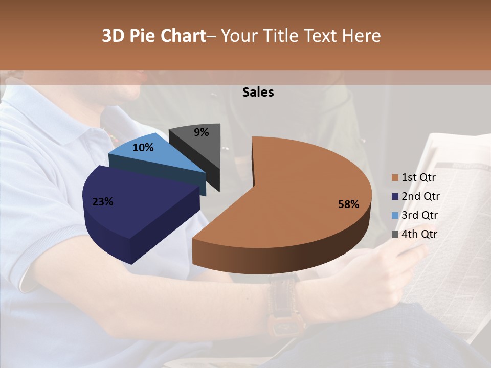 Woman Searching Relation PowerPoint Template