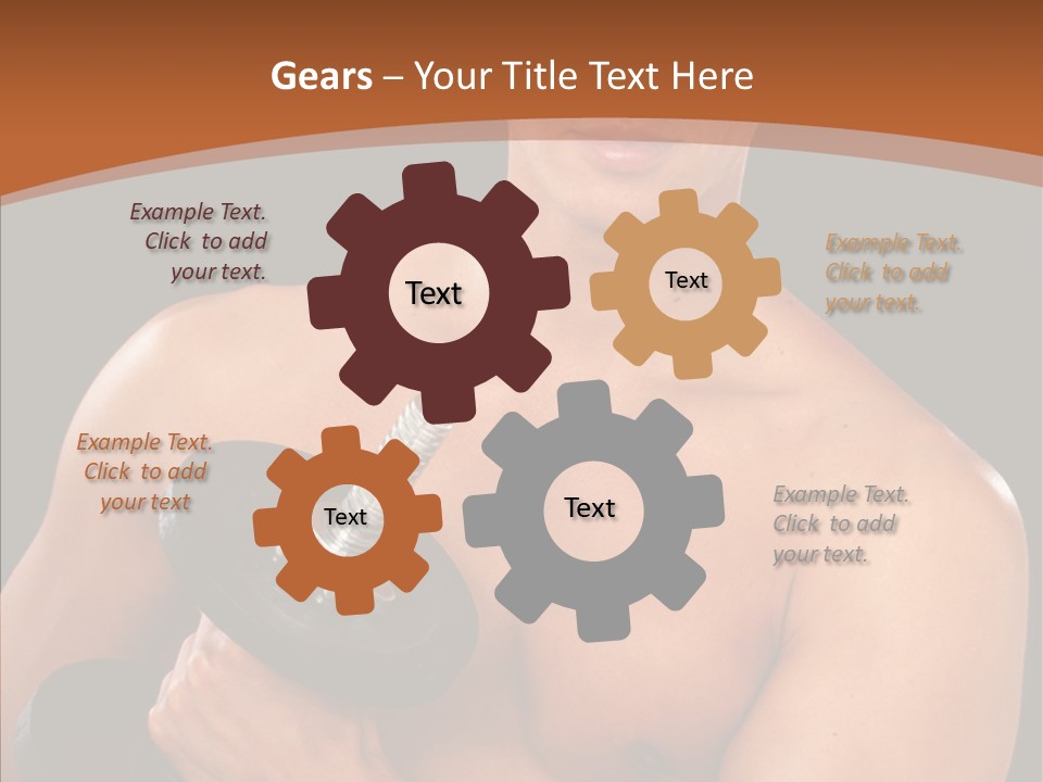 Handsome Dark Determination PowerPoint Template