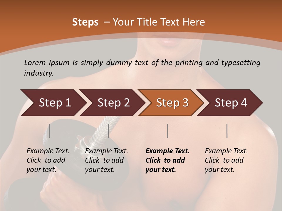Handsome Dark Determination PowerPoint Template