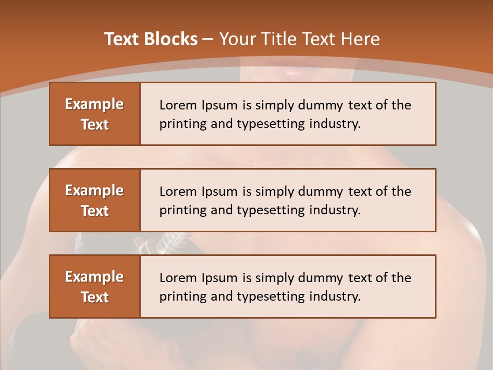 Handsome Dark Determination PowerPoint Template