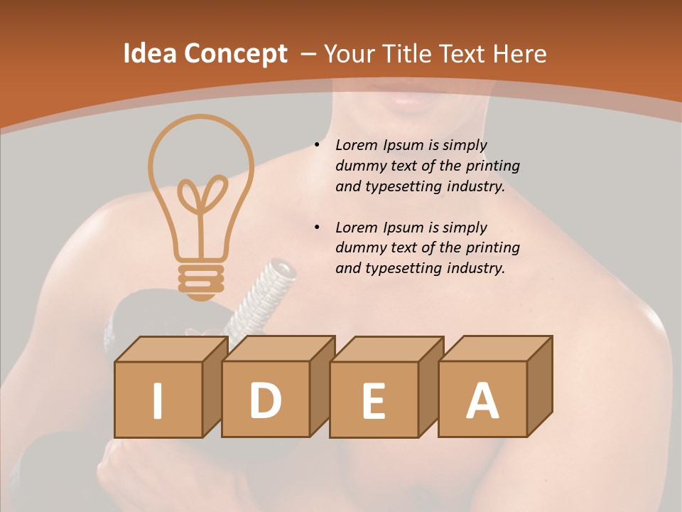 Handsome Dark Determination PowerPoint Template