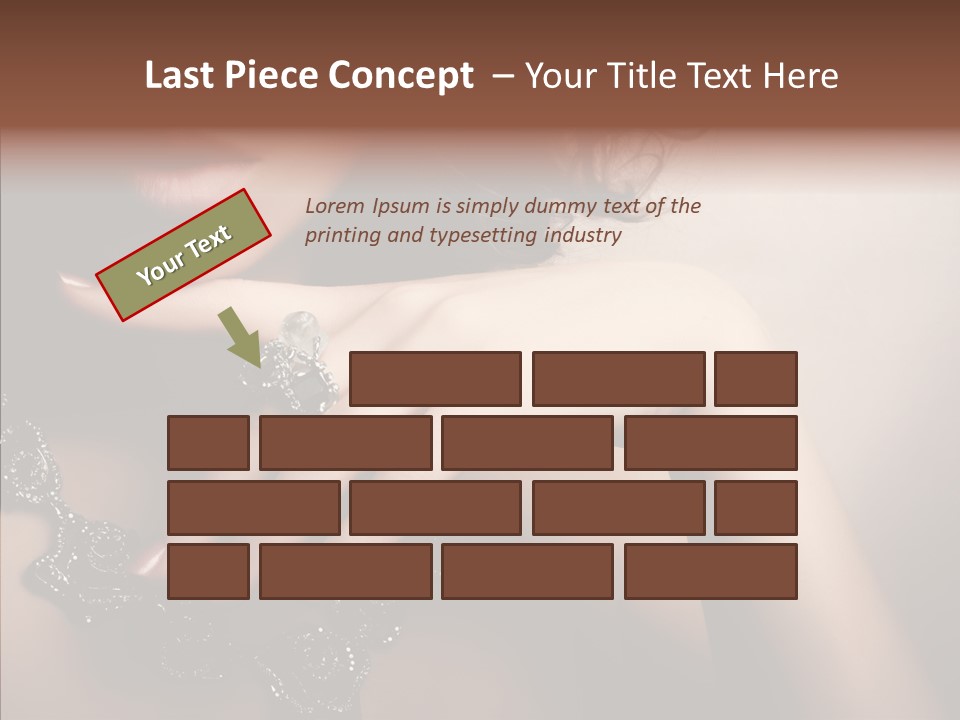 Finger Close Up Diamond PowerPoint Template