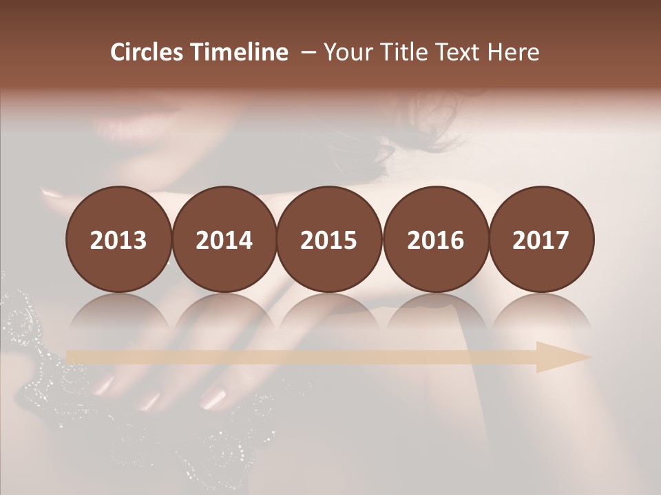 Finger Close Up Diamond PowerPoint Template