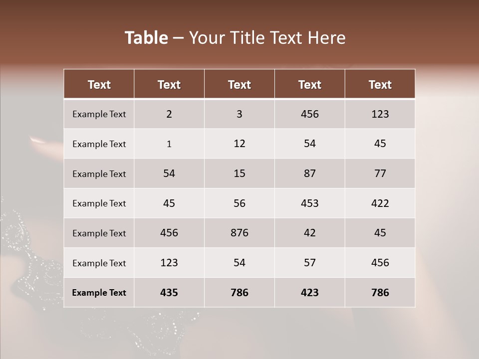 Finger Close Up Diamond PowerPoint Template