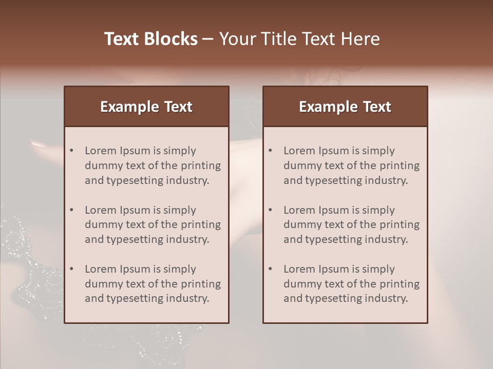 Finger Close Up Diamond PowerPoint Template