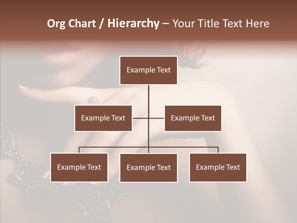 Finger Close Up Diamond PowerPoint Template