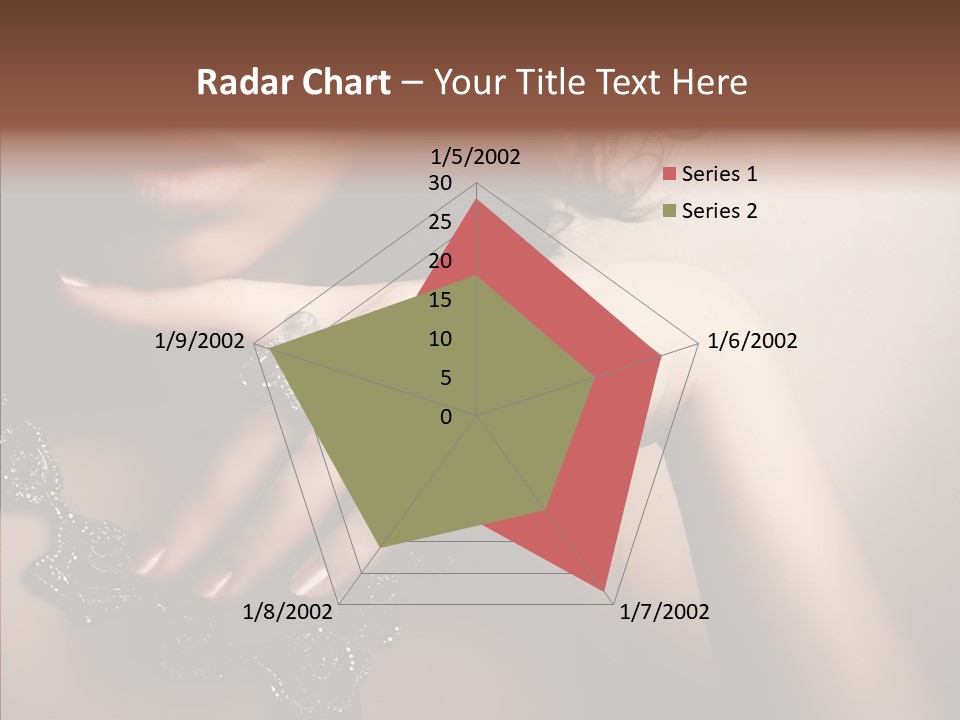 Finger Close Up Diamond PowerPoint Template
