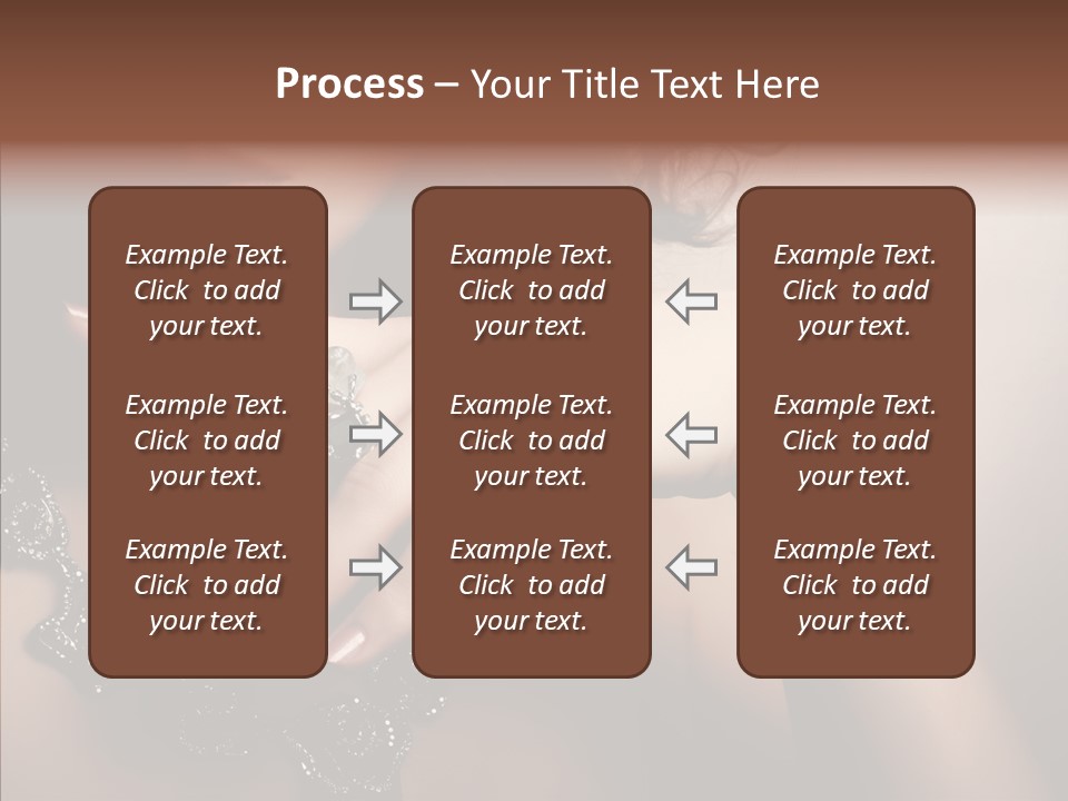 Finger Close Up Diamond PowerPoint Template