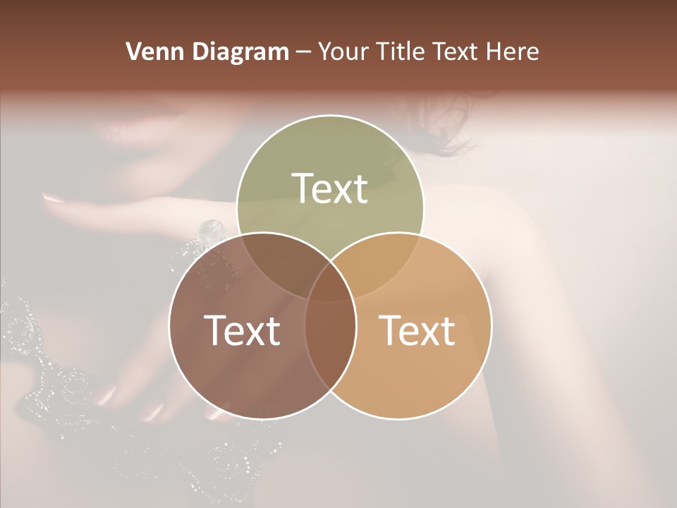 Finger Close Up Diamond PowerPoint Template