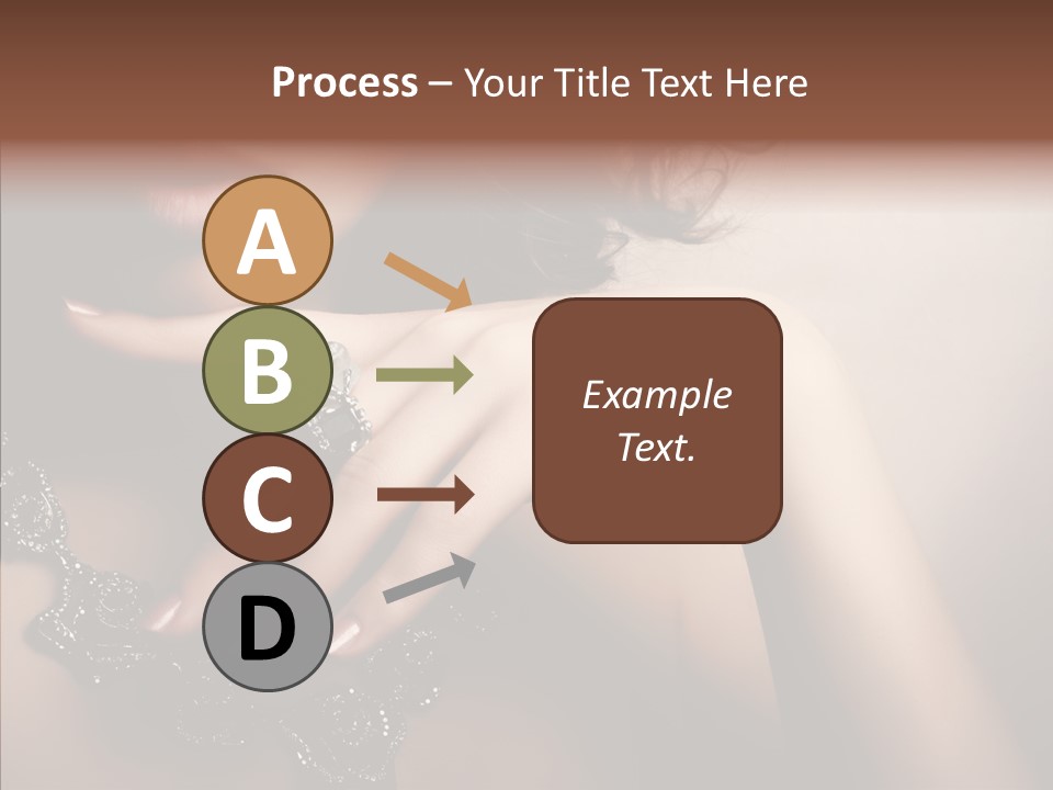 Finger Close Up Diamond PowerPoint Template