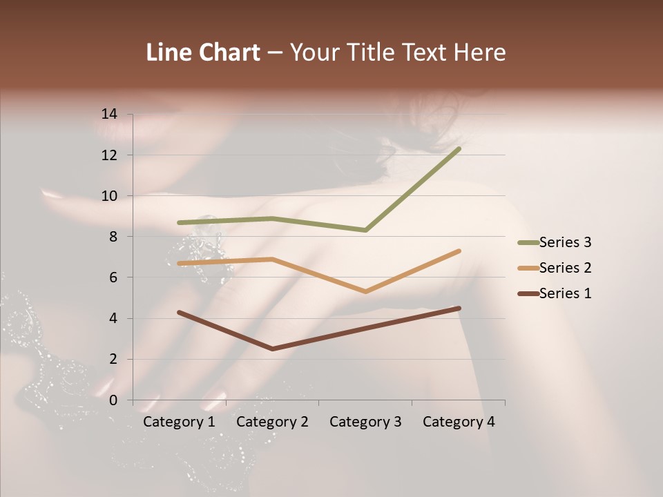 Finger Close Up Diamond PowerPoint Template