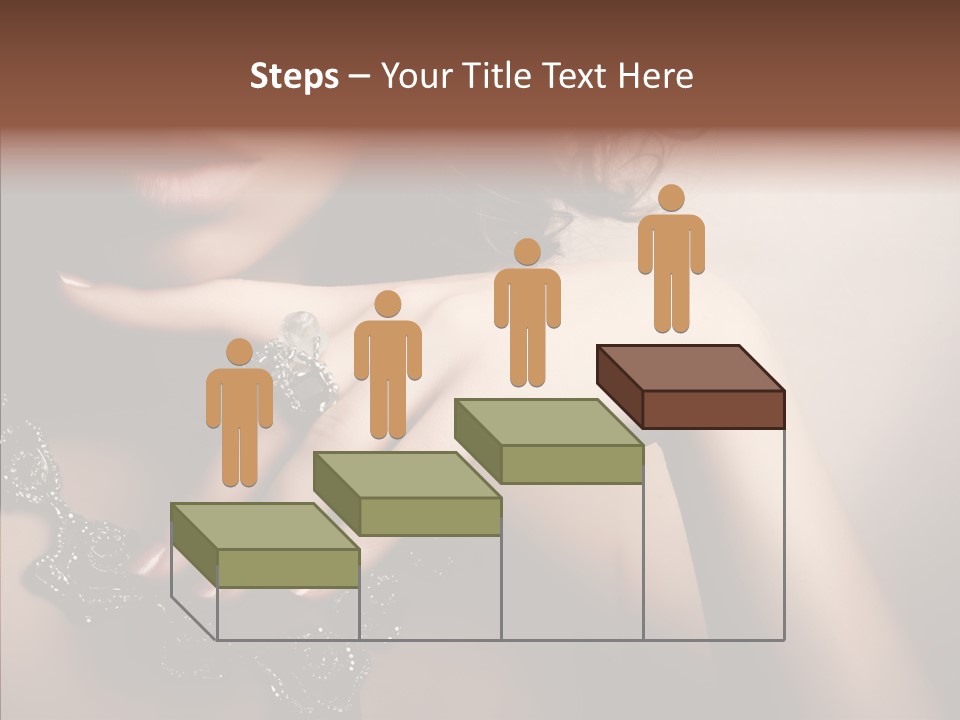 Finger Close Up Diamond PowerPoint Template