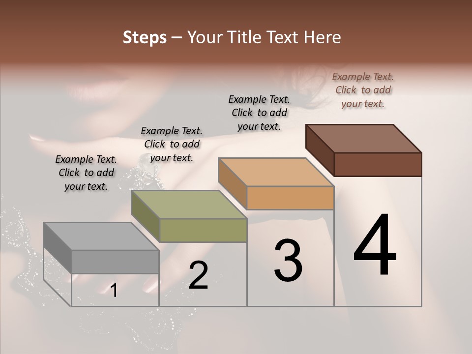 Finger Close Up Diamond PowerPoint Template