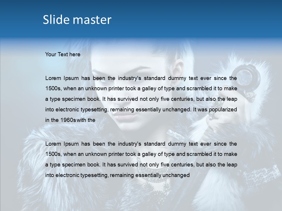 Knight Defense Weapon PowerPoint Template