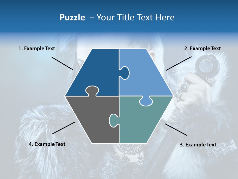 Knight Defense Weapon PowerPoint Template
