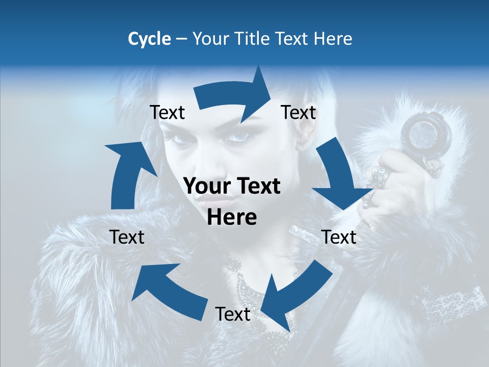 Knight Defense Weapon PowerPoint Template