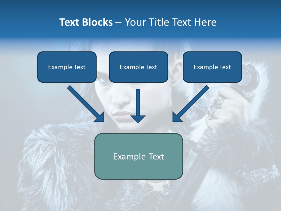 Knight Defense Weapon PowerPoint Template