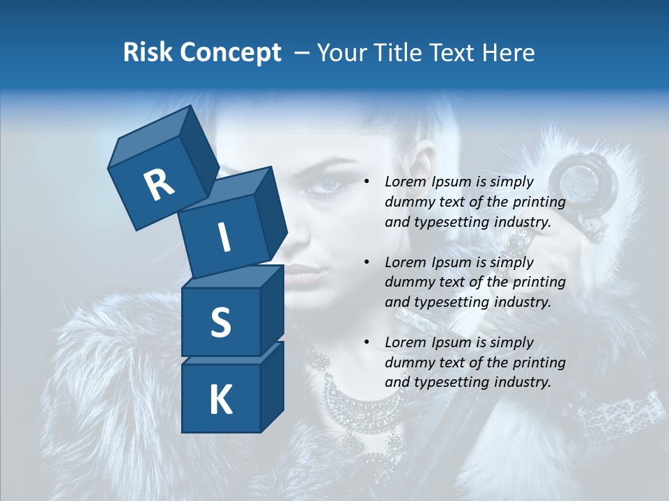 Knight Defense Weapon PowerPoint Template