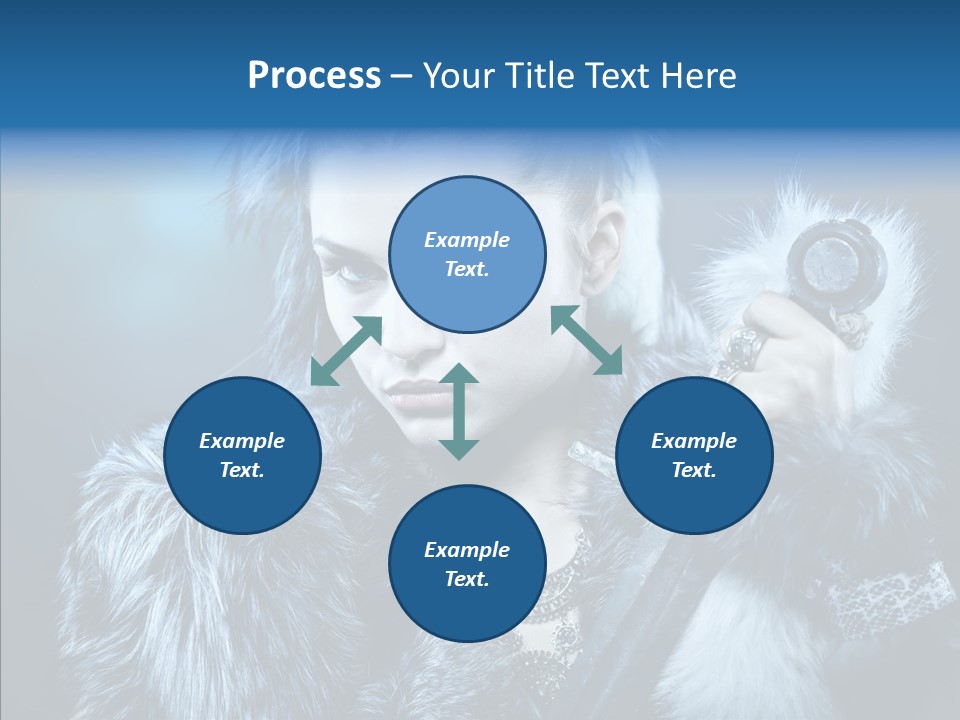 Knight Defense Weapon PowerPoint Template