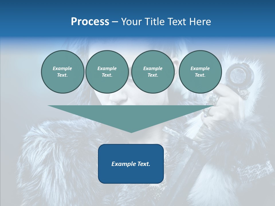 Knight Defense Weapon PowerPoint Template