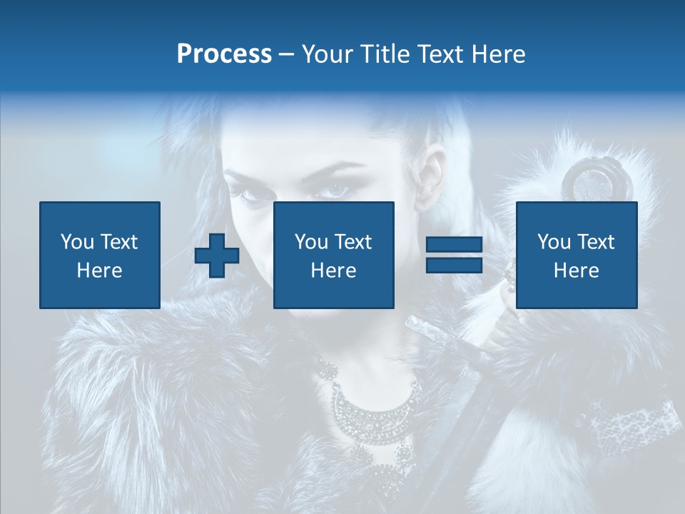 Knight Defense Weapon PowerPoint Template