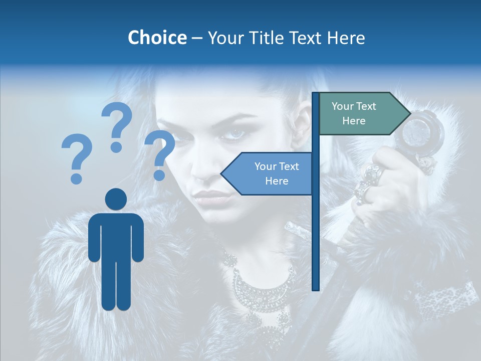 Knight Defense Weapon PowerPoint Template