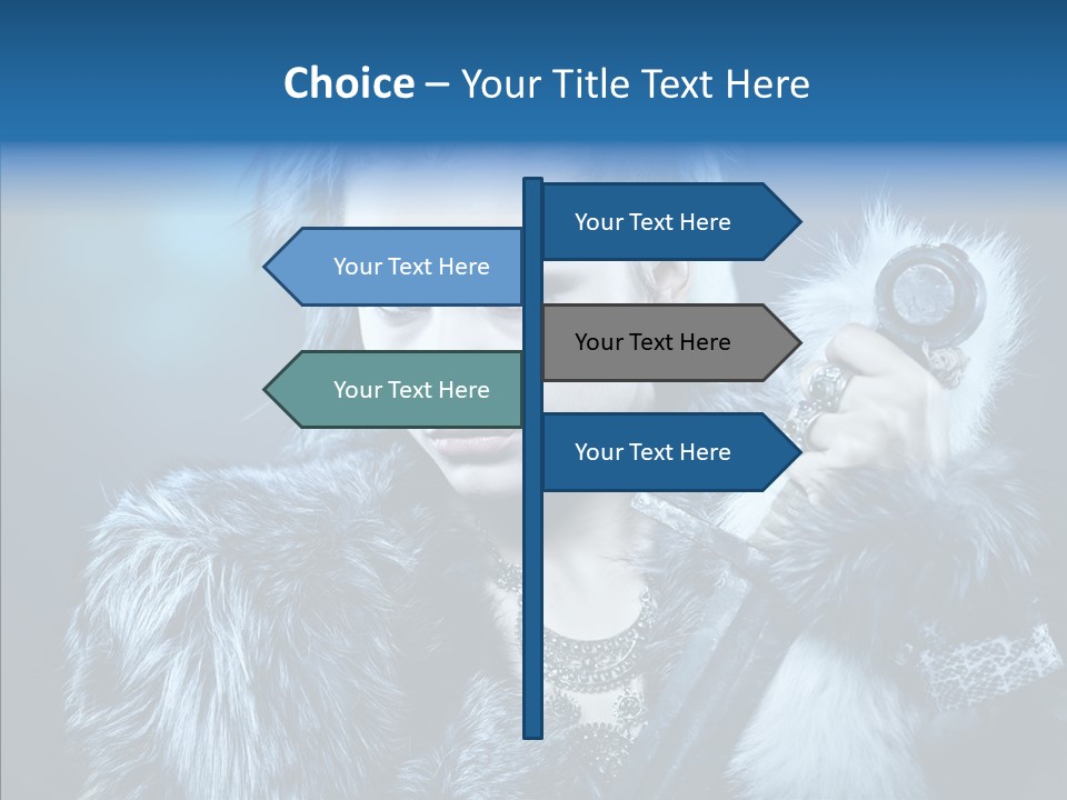 Knight Defense Weapon PowerPoint Template