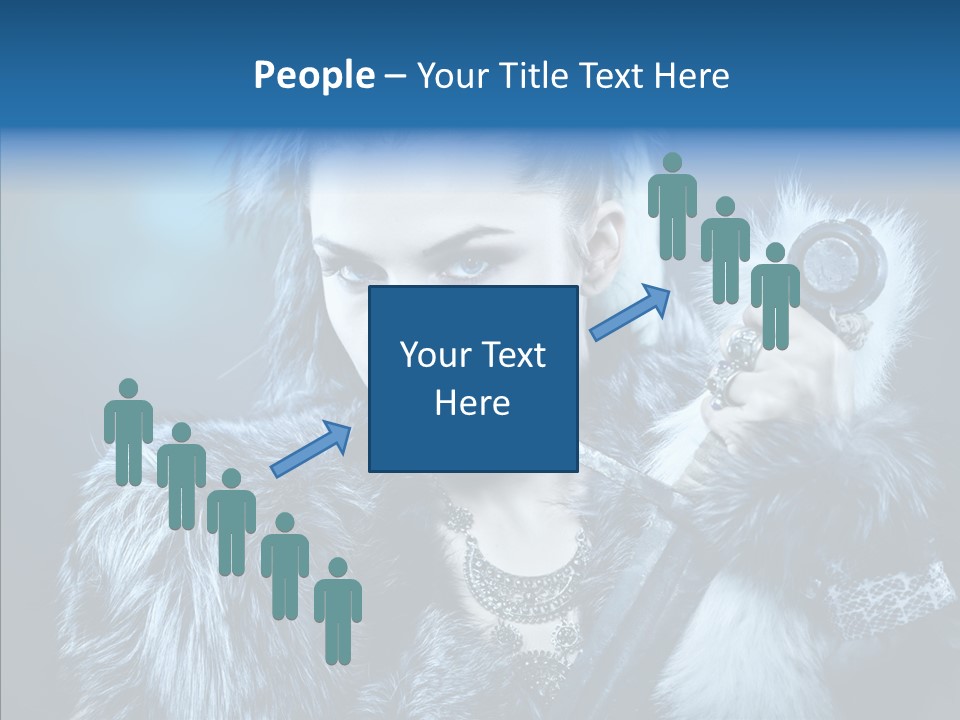 Knight Defense Weapon PowerPoint Template