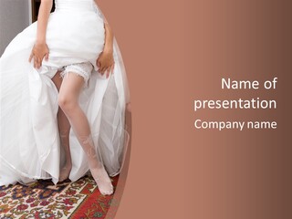 Women Corset Sensuality PowerPoint Template