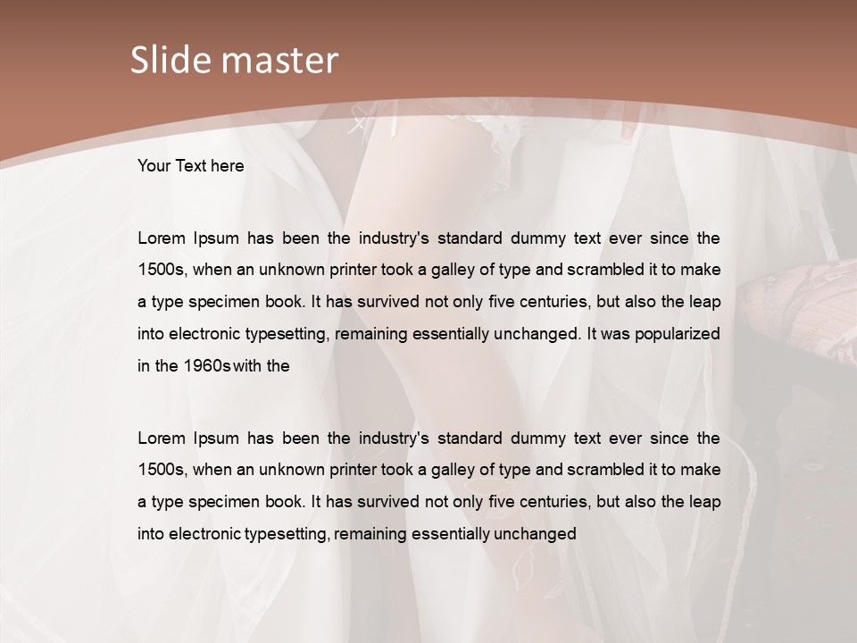 Women Corset Sensuality PowerPoint Template