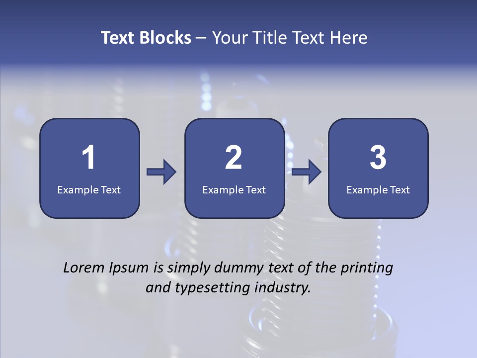 Objects Plug Electrode PowerPoint Template