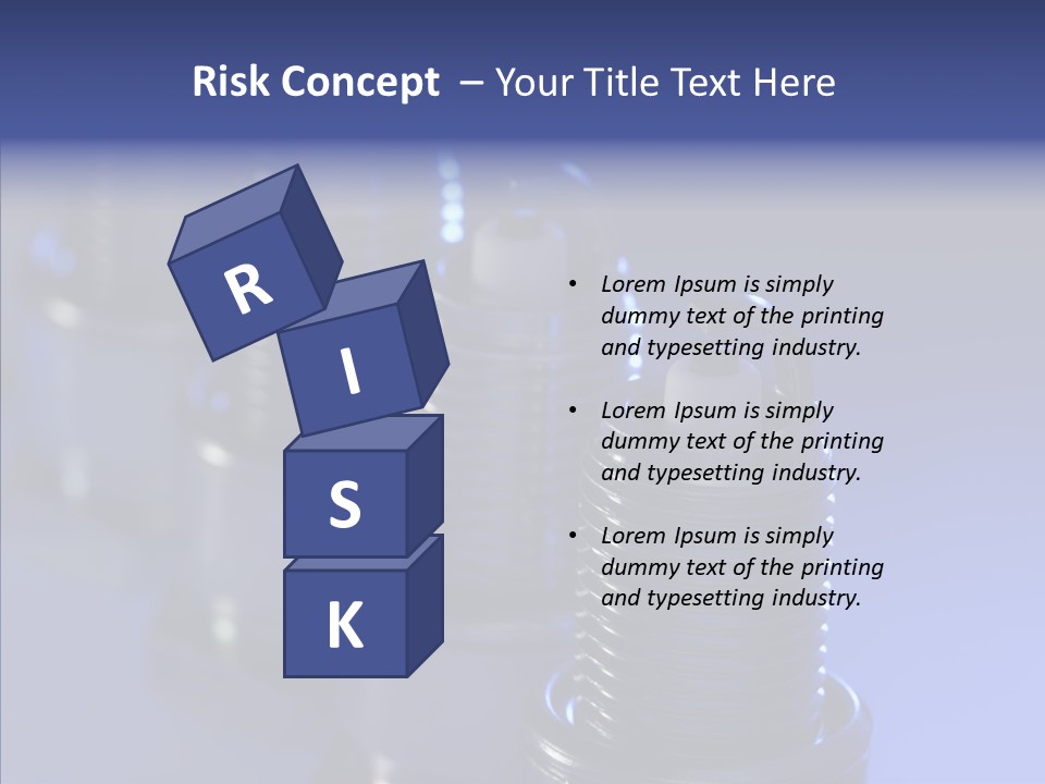 Objects Plug Electrode PowerPoint Template