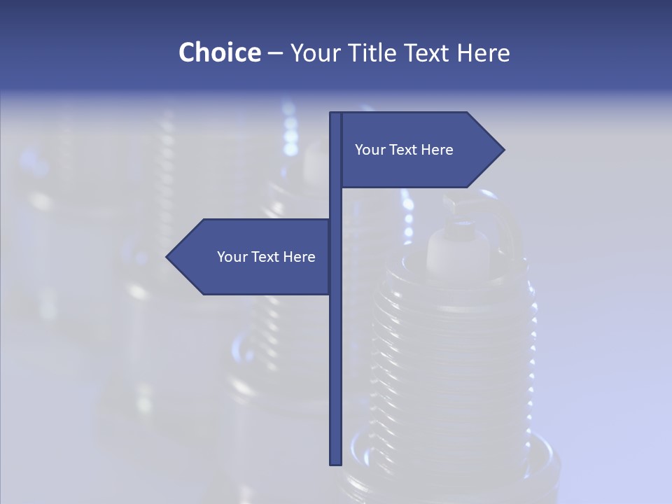 Objects Plug Electrode PowerPoint Template