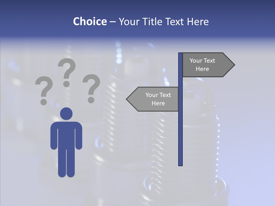 Objects Plug Electrode PowerPoint Template