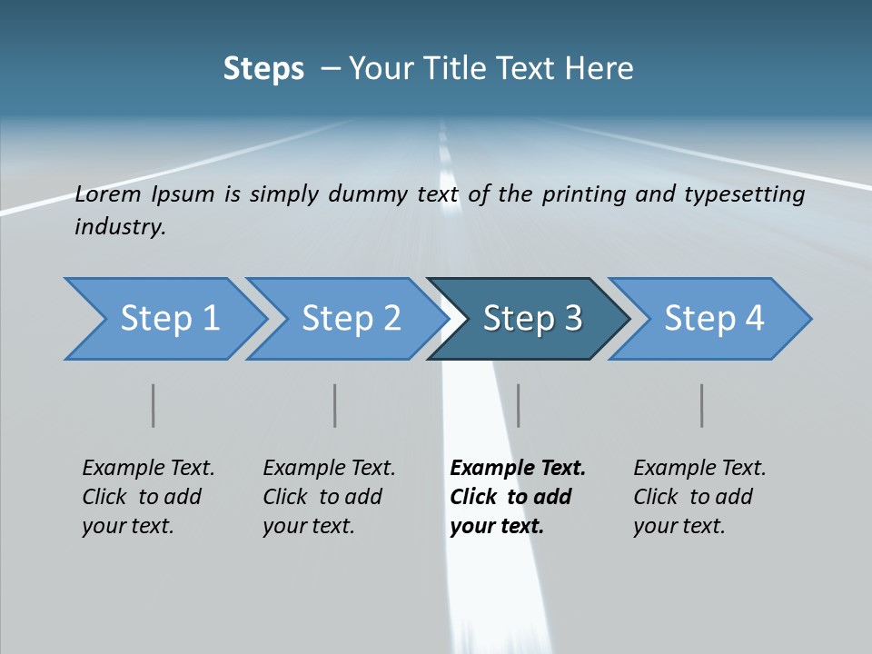 Expectation Dry Horizon PowerPoint Template