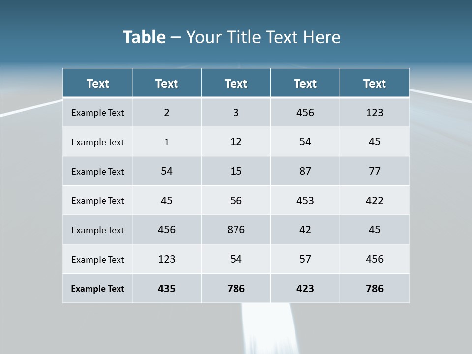 Expectation Dry Horizon PowerPoint Template