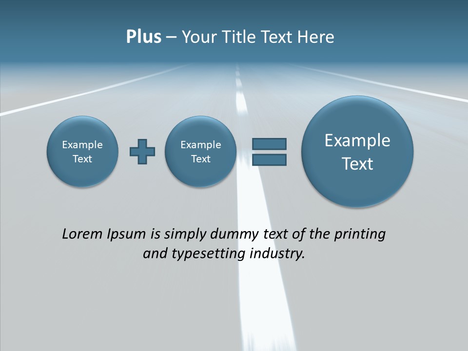 Expectation Dry Horizon PowerPoint Template