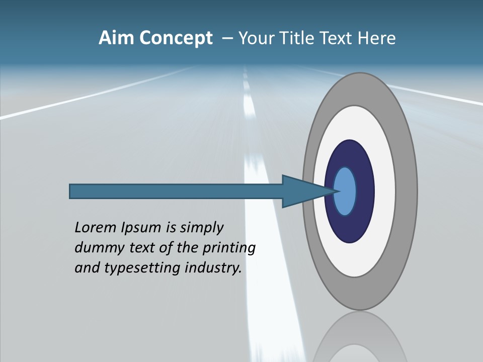 Expectation Dry Horizon PowerPoint Template