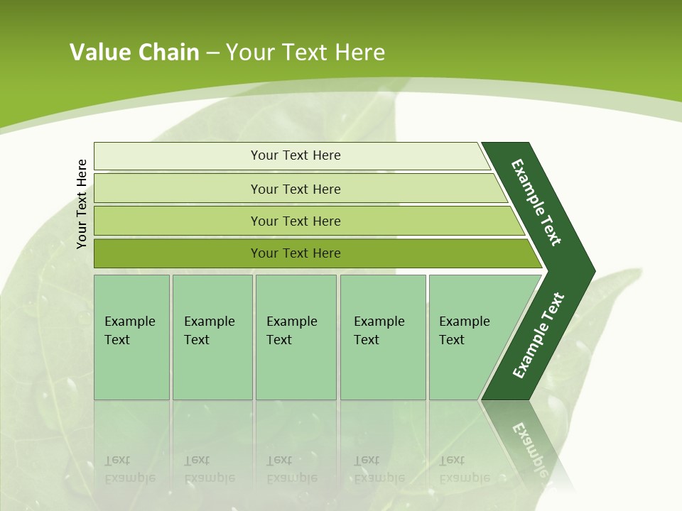 Dewdrops Clear Water PowerPoint Template