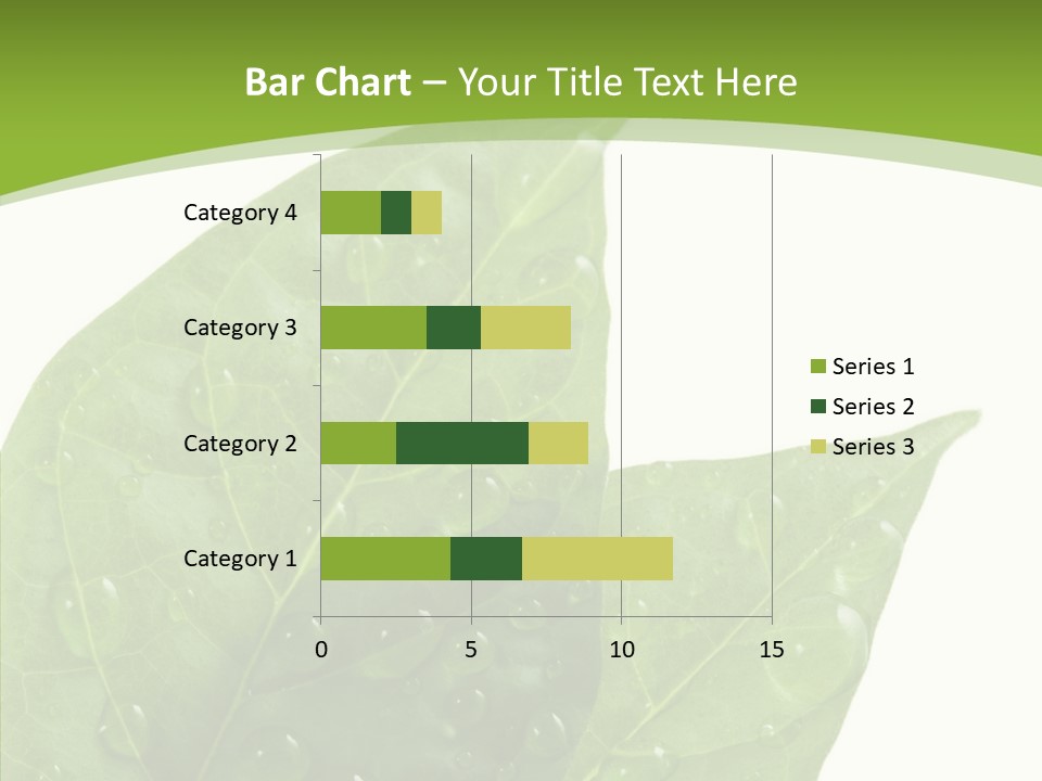 Dewdrops Clear Water PowerPoint Template