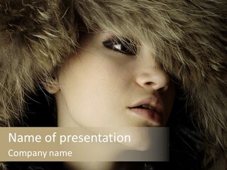 Sensuality Beauty Nosy PowerPoint Template