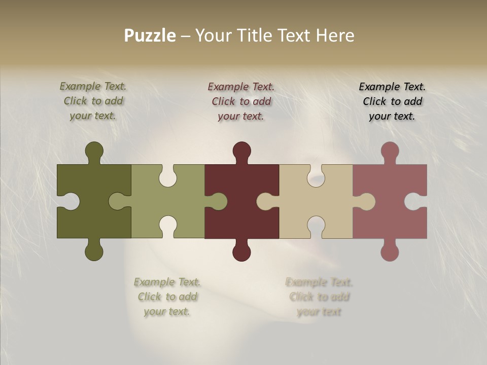 Sensuality Beauty Nosy PowerPoint Template