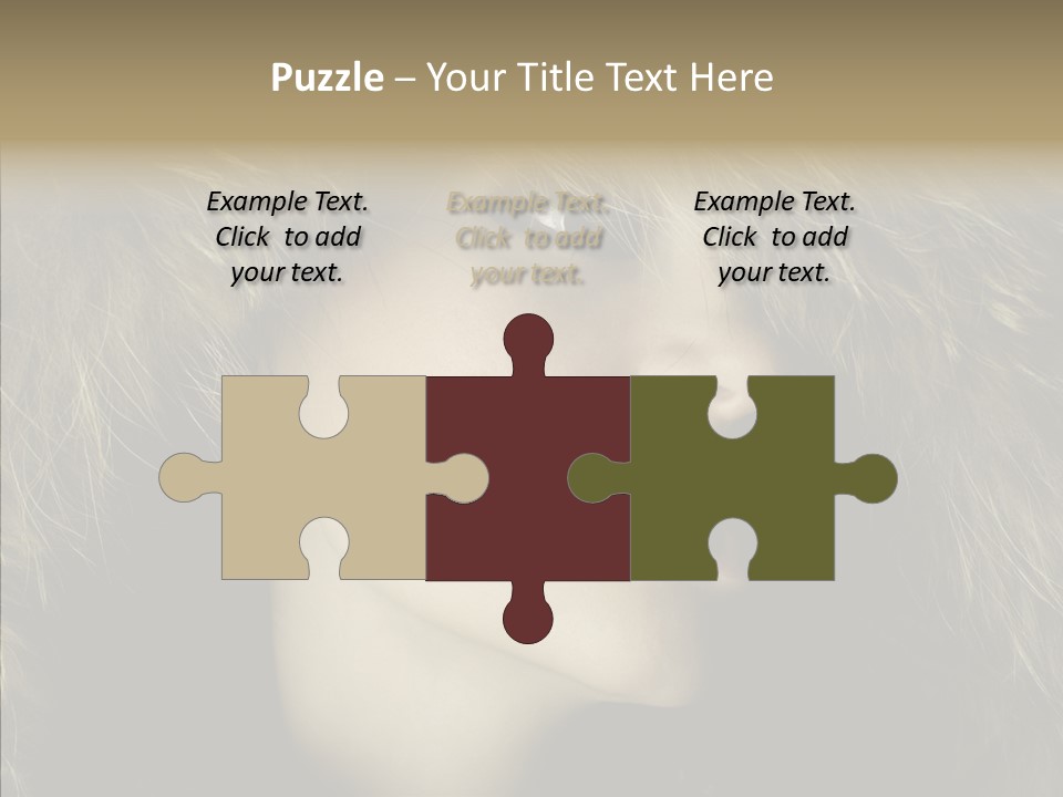 Sensuality Beauty Nosy PowerPoint Template