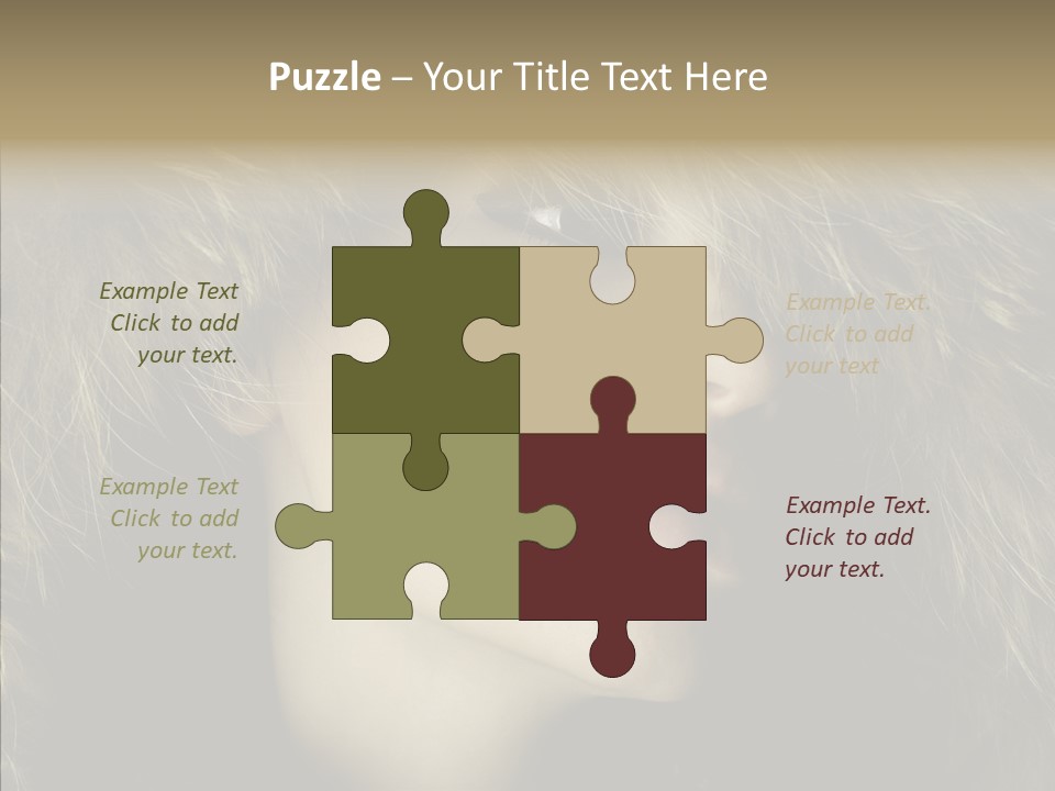 Sensuality Beauty Nosy PowerPoint Template