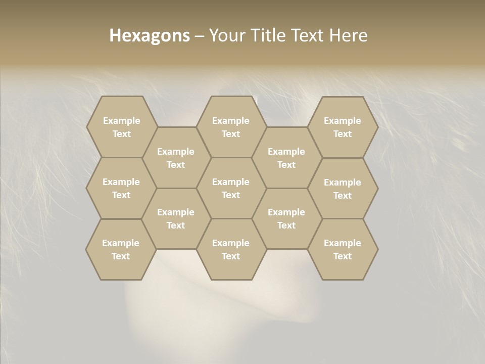 Sensuality Beauty Nosy PowerPoint Template