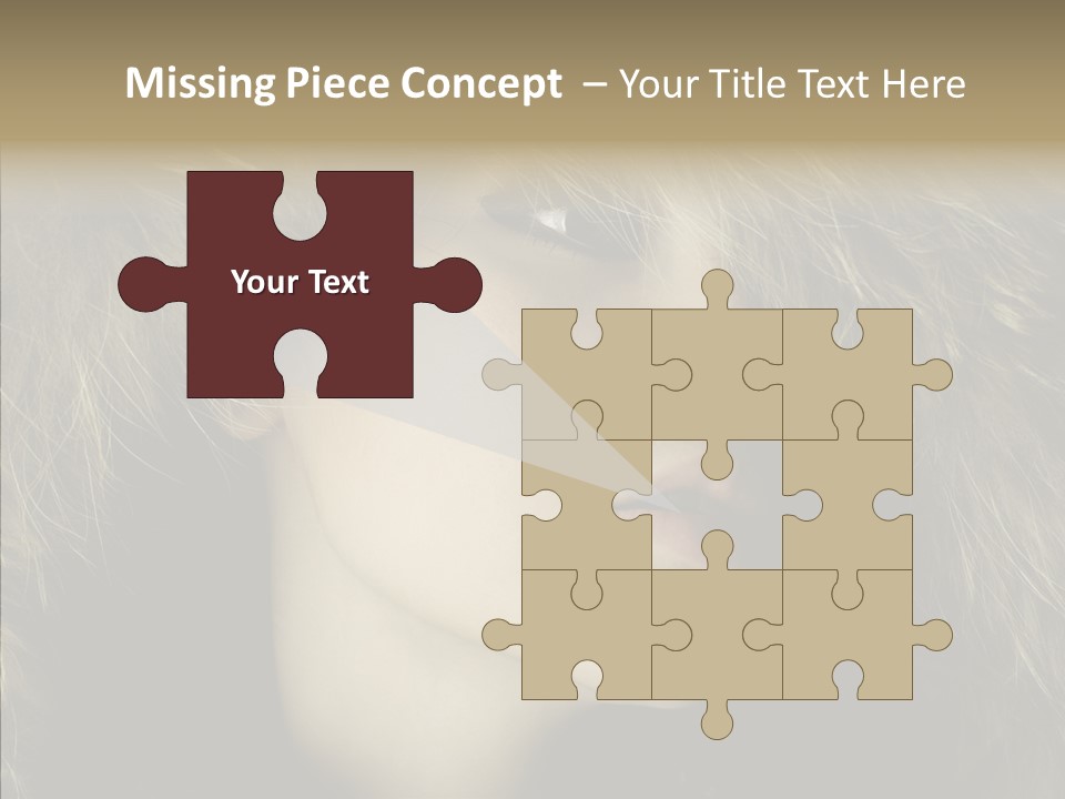 Sensuality Beauty Nosy PowerPoint Template