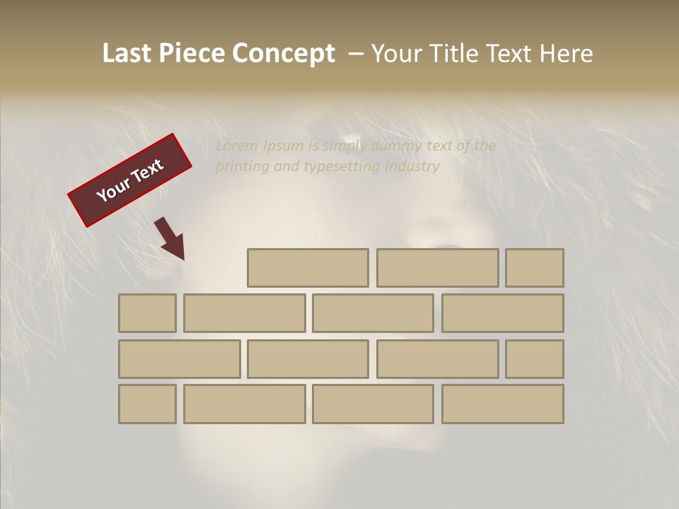 Sensuality Beauty Nosy PowerPoint Template